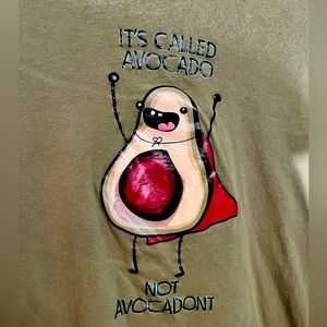 Funny Avocado 🥑 Superhero T Shirt. Was a medium but is now a small.